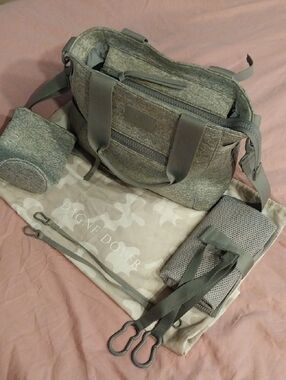 Dagne Dover Small Wade Diaper Bag In Gray